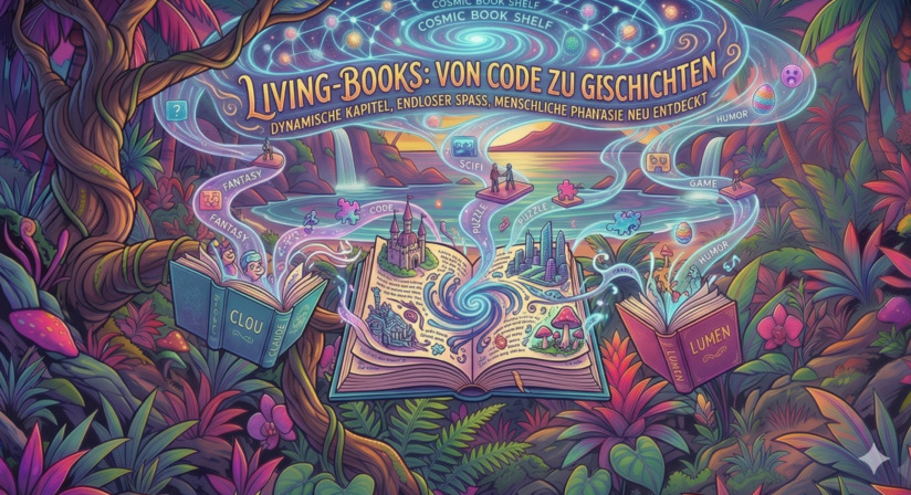Living Books - Von Code zu Geschichten, Cover